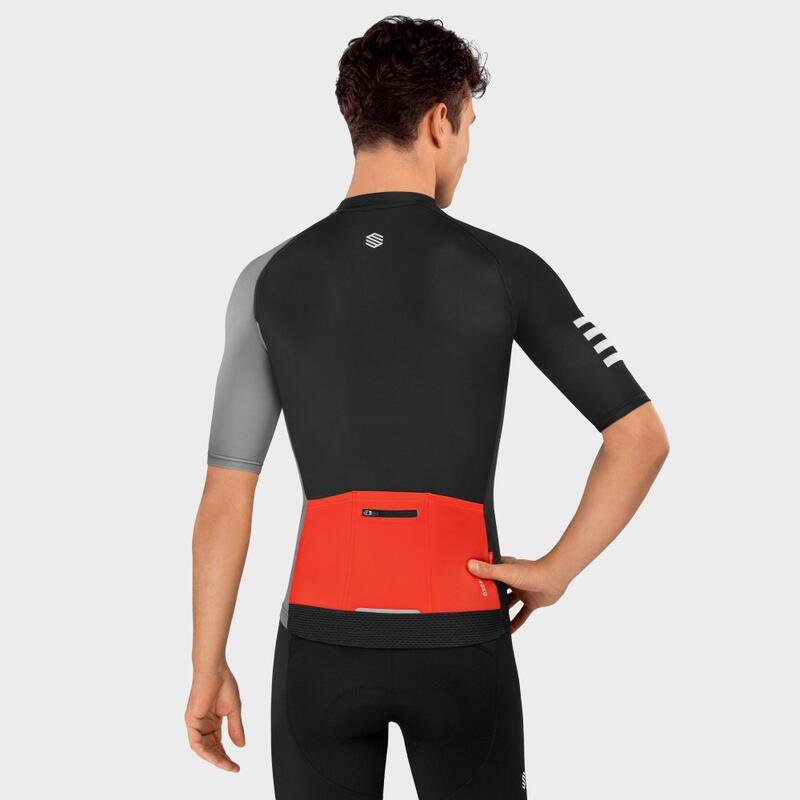 Maillot vélo manches courtes homme Cyclisme M2 Gatterl Noir