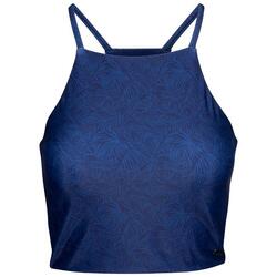 Haut De Bain Motif/style Feuille De Palmier HARLOW Femme (Bleu)