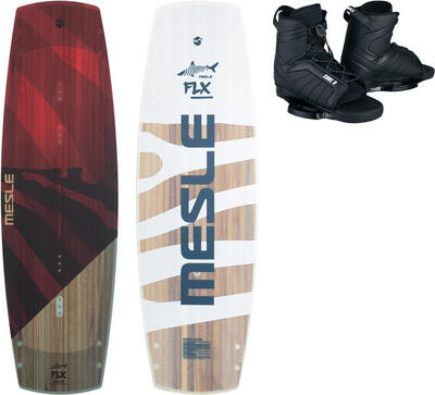 Wakeboard Set FLX 138 cm mit Core Bindung Seilbahn Flexboard Erwachsene