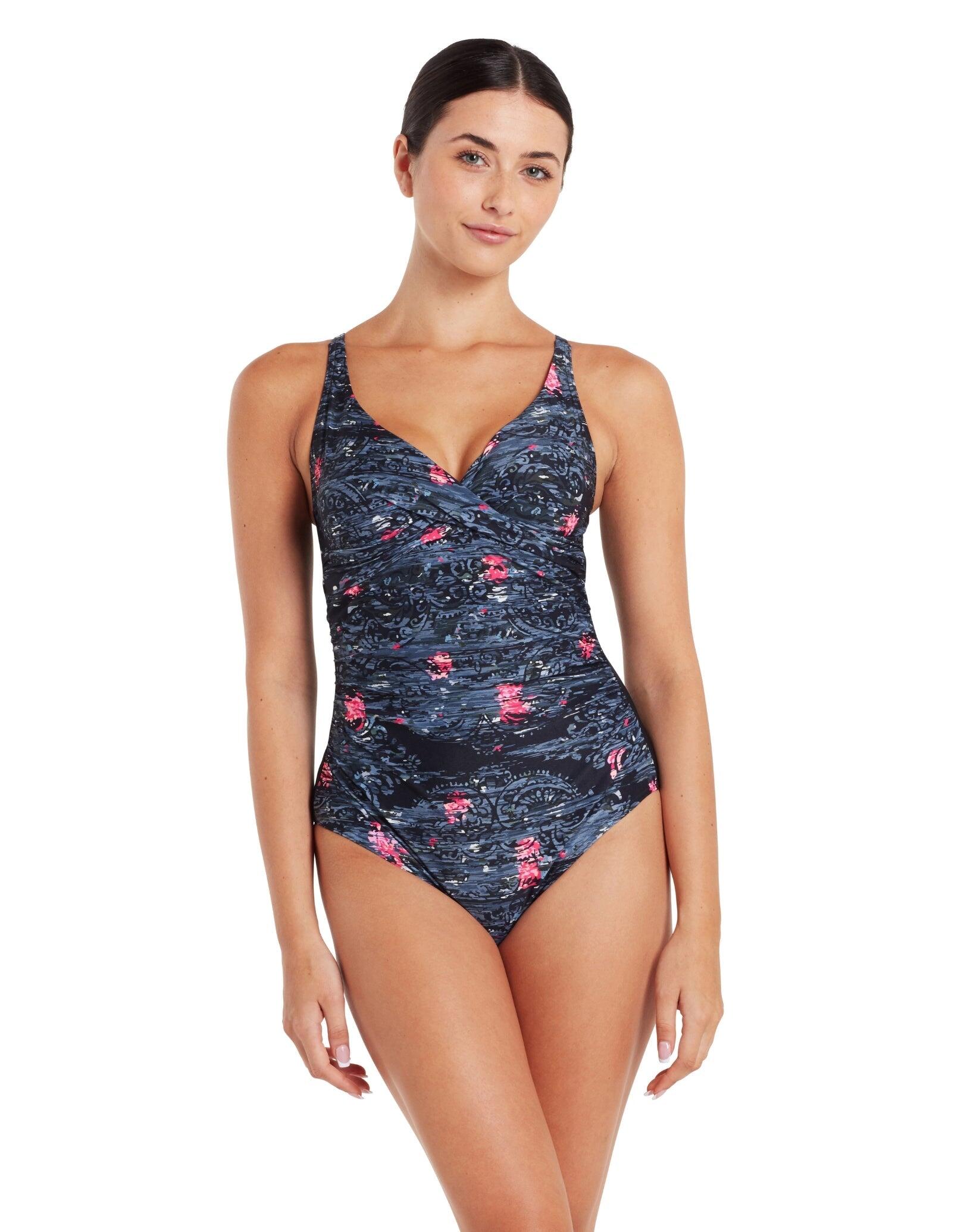 Zoggs Dusk Mystery Classicback Swimsuit - Black/Grey 1/5