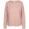 Dames Rina Marl Top met lange mouwen (Roze Schelp)