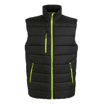 Thermische bodywarmer voor heren (zwart/klassiek rood)