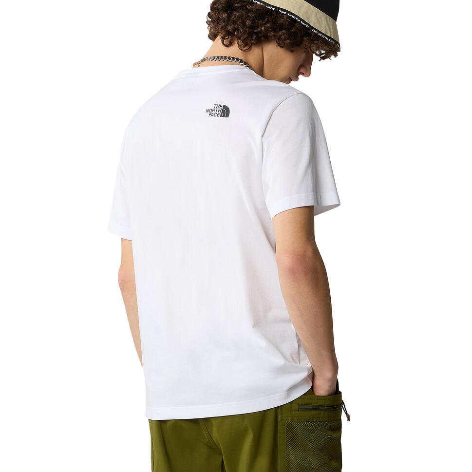 T-Shirt Simple Dome Rozmiar S Biały - NF0A87NGFN4