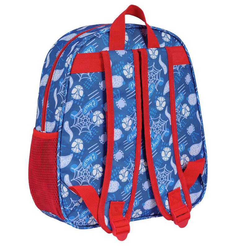 Mochila Escolar 3D Spider-Man Rojo