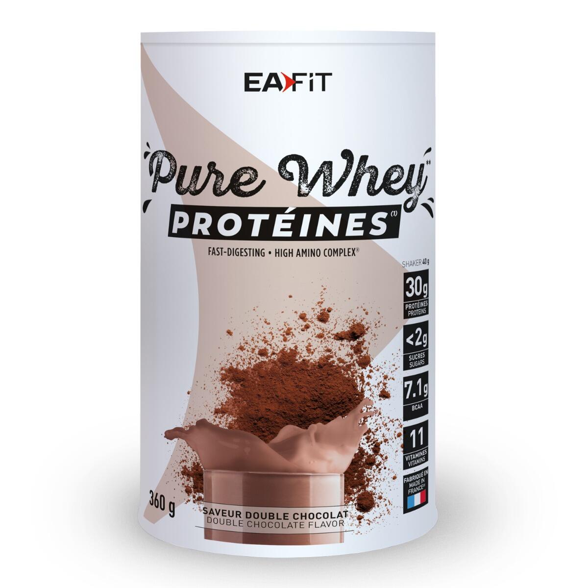 EAFIT Pure Whey Double Chocolat 360 gr 1/7