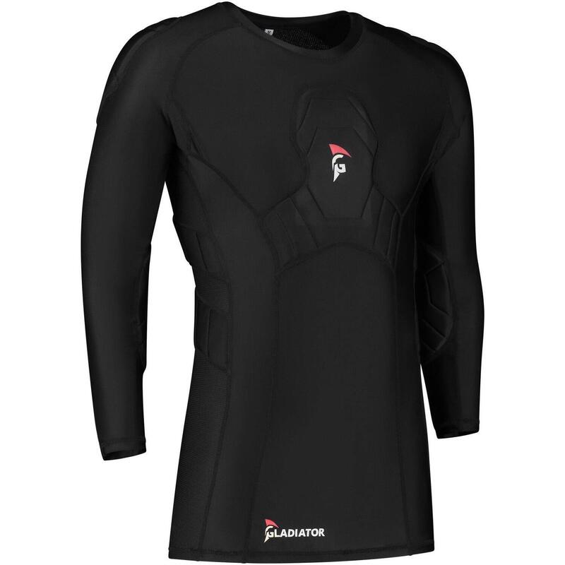 Maillot de protection du gardien de but noir