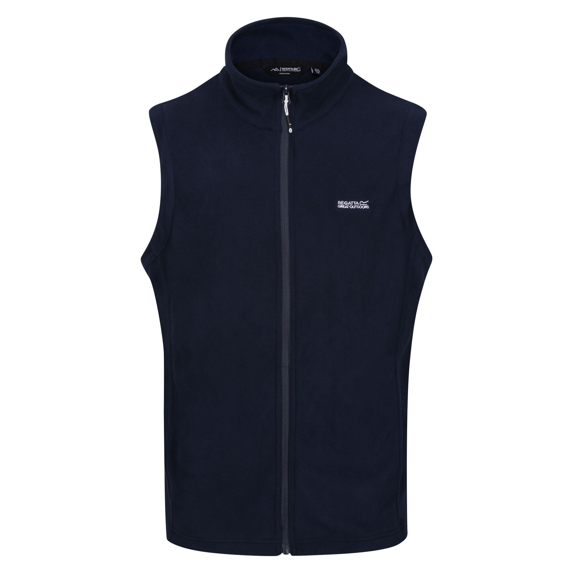 TOBIAS Men's sleeveless fleece jacket (Navy)