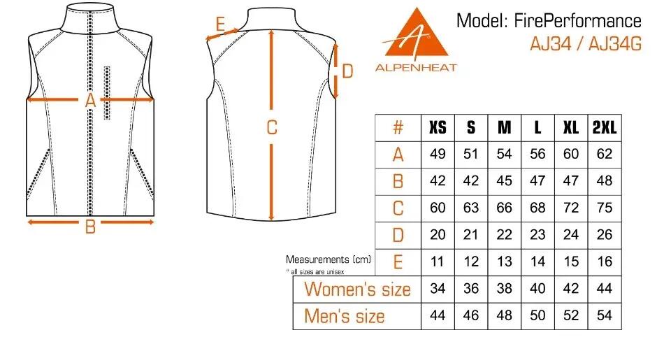 Gilet tricoté chauffant vert Alpenheat 5/5