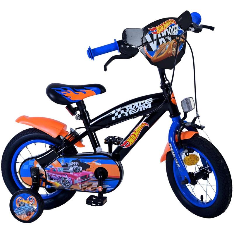 VOLARE BICYCLES Kinderfiets Hot Wheels 12 inch, zonder terugtraprem