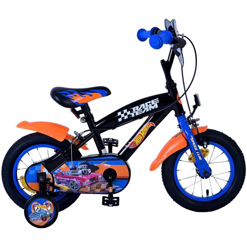 VOLARE BICYCLES Kinderfiets Hot Wheels 12 inch, zonder terugtraprem