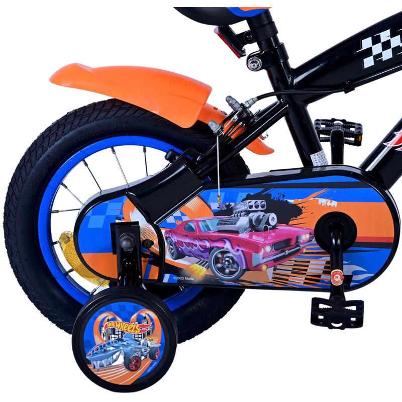 VOLARE BICYCLES Kinderfiets Hot Wheels 12 inch, zonder terugtraprem