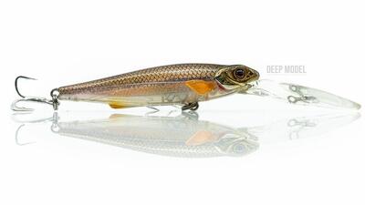 Hardbait - gutsy minnow 8cm - deep - 04 jelly prawn
