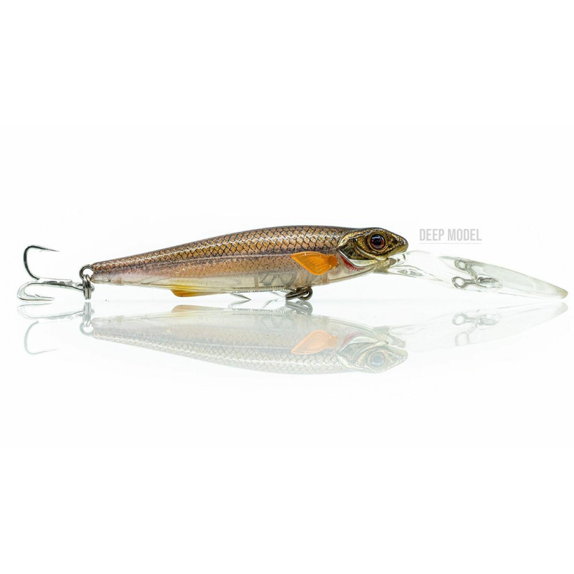 Chasebaits - Poisson Nageur - Gutsy Minnow 8cm - Deep - 07 Whiting - Poisson Nageur - Marron|orange - No Size - Decathlon