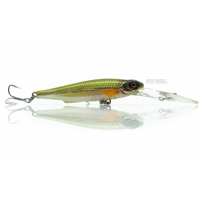 Hardbait - Gutsy Minnow 8cm - DEEP - 05 Lime and Soda