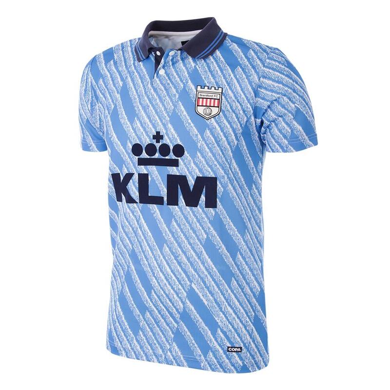 Koszulka retro piłkarska dla dorosłych - Brentford FC 1992 - 94 - Niebieska