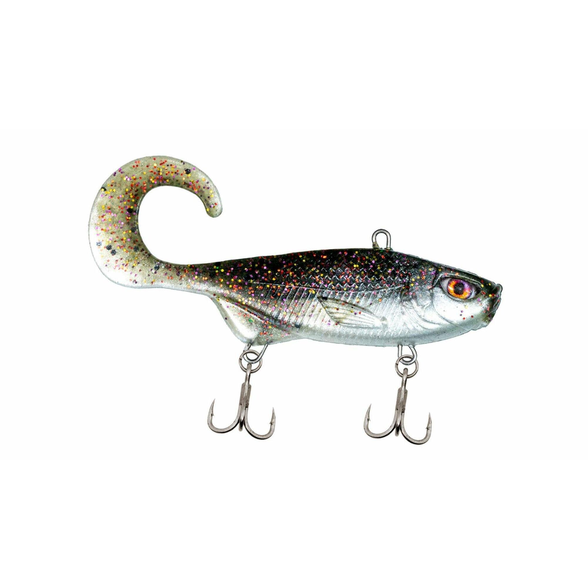 Chasebaits - Leurre Souple - Curly Vibe - 8.5cm / 13g - 05 Money - Leurre Souple - Blanc|noir - No Size - Decathlon