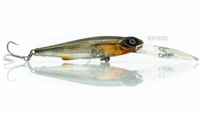 Hardbait - gutsy minnow 8cm - deep - 04 jelly prawn