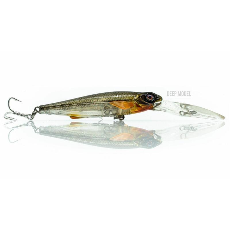 Poisson nageur -  Gutsy Minnow 8cm - DEEP - 08 Herring