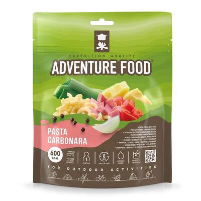 Adventure food pasta carbonara