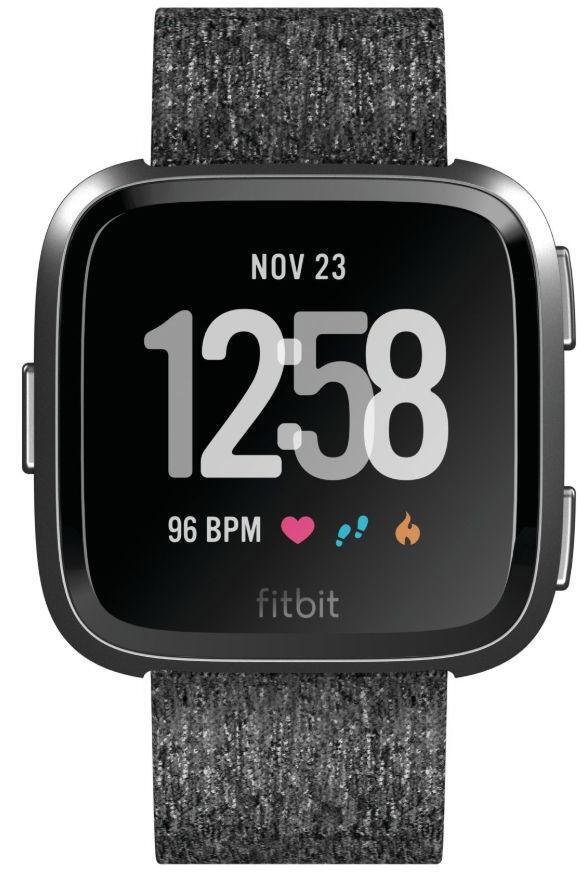 Ceas activity tracker Fitbit Versa, Bluetooth, NFC, Rezistenta la apa (Gri)