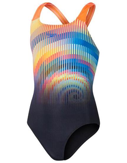 Maillot de bain 1 pièce fille Speedo Eco+ Dig Placem Powerback