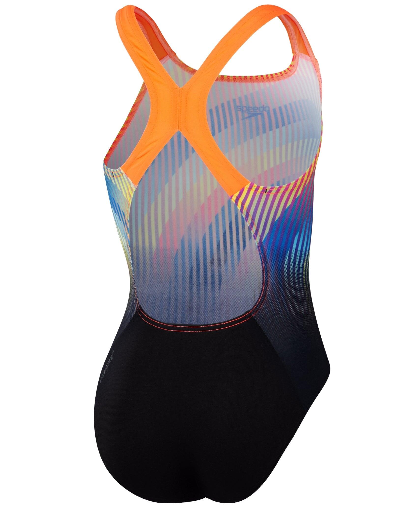 Maillot de bain 1 pièce fille Speedo Eco+ Dig Placem Powerback 2/7