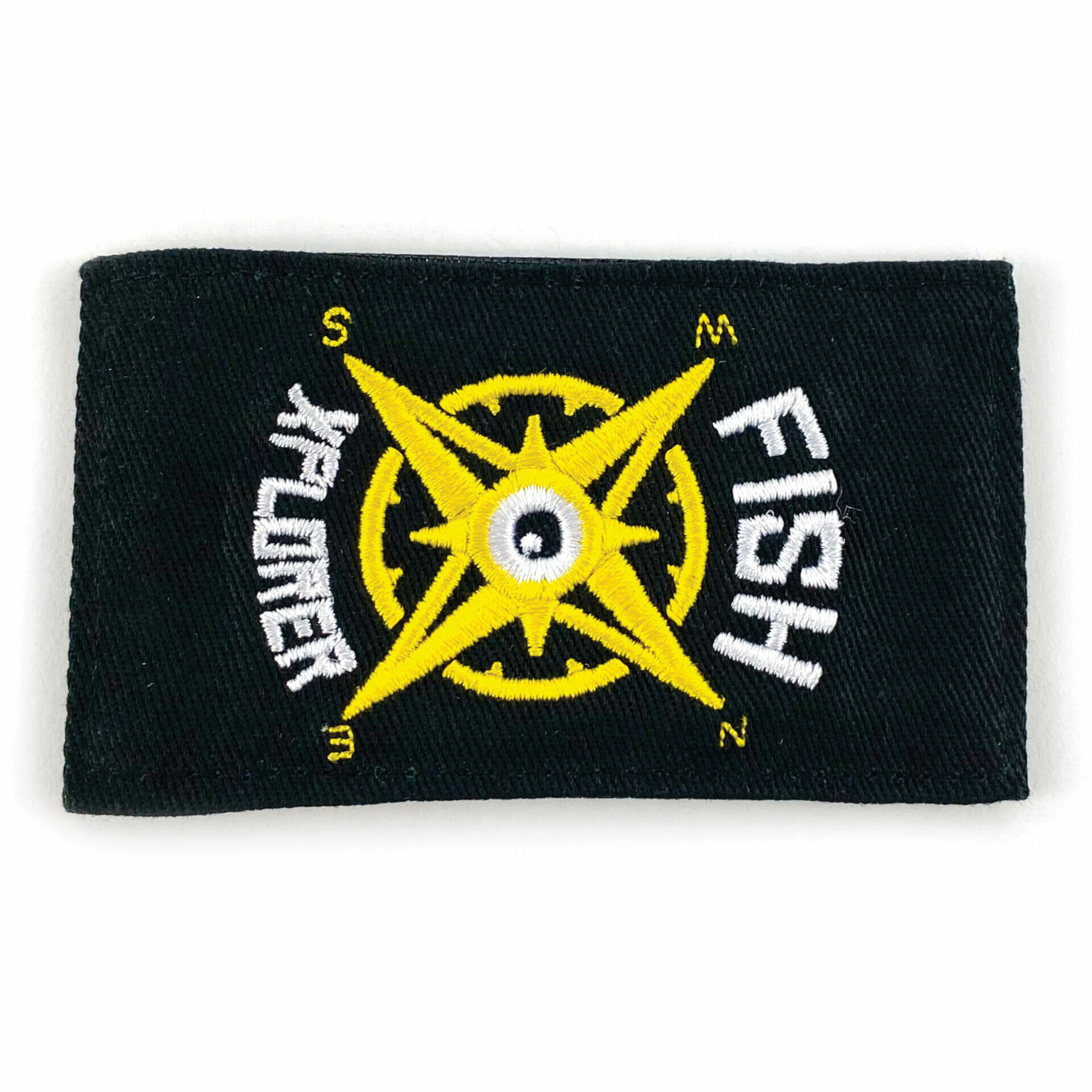 FISHXPLORER Black embroidered scratch - Xplorer