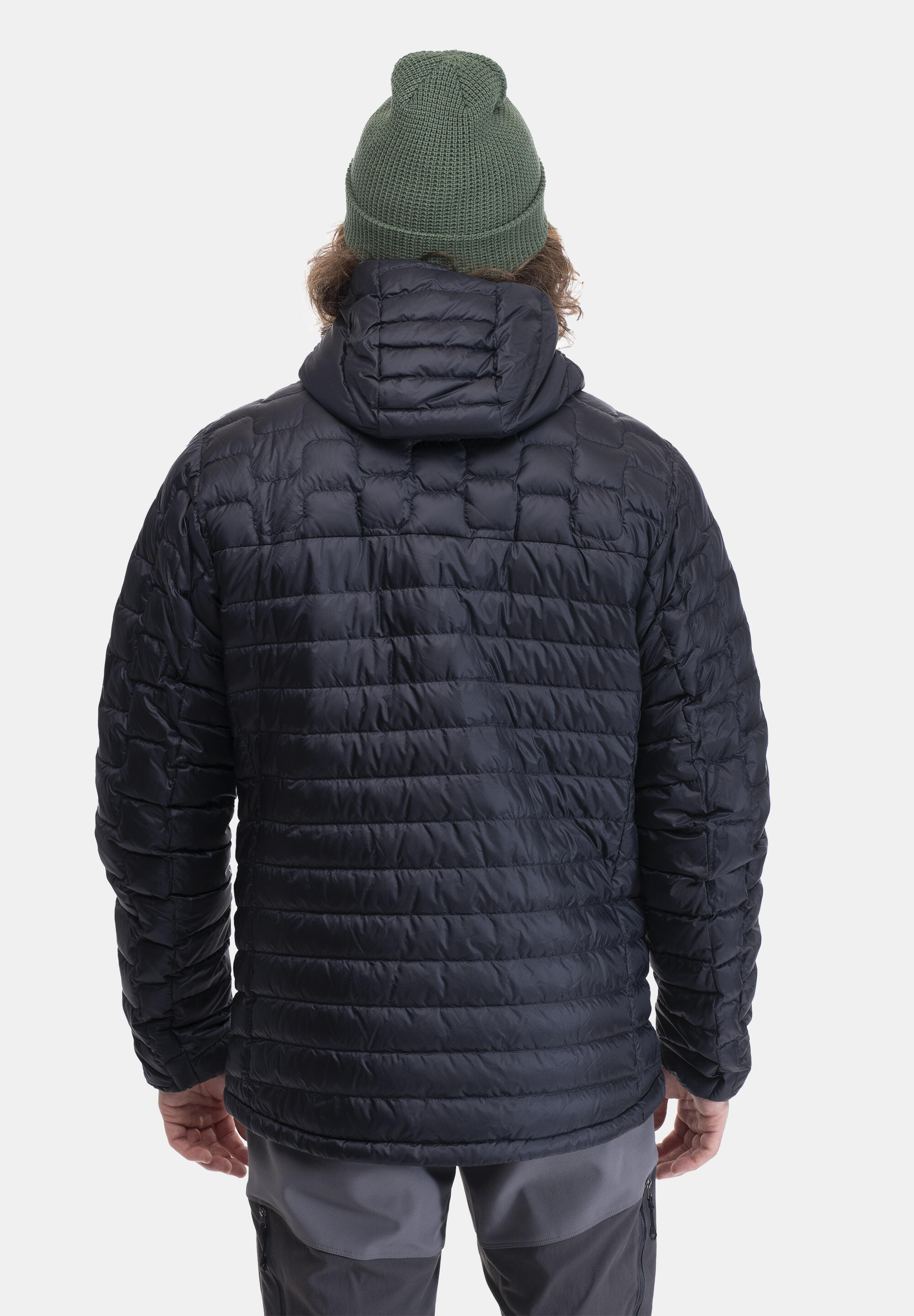 Herren Funktionsjacke MMAGMA LIGHT DOWN JACKETW/HOOD 3/4