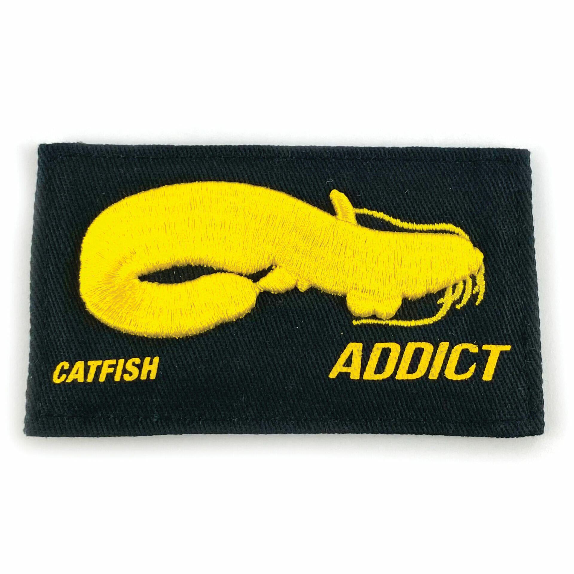FISHXPLORER Black embroidered scratch – Catfish Addict