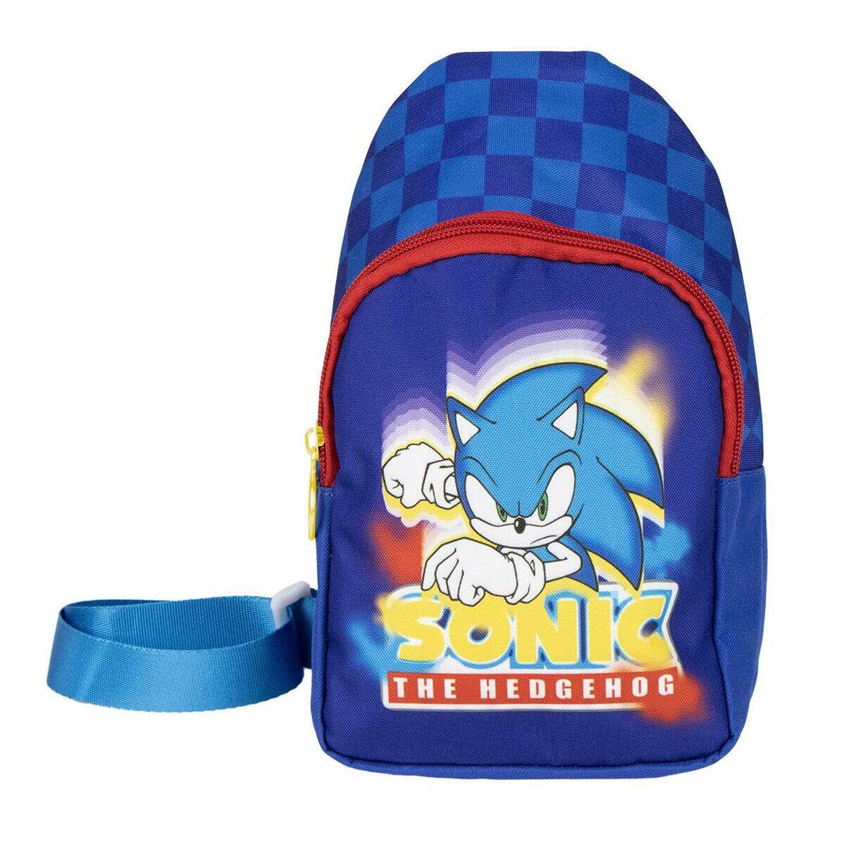 SONIC THE HEDGEHOG Zaino per Bambini Sonic Azzurro