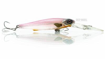 Hardbait - gutsy minnow 8cm - deep - 04 jelly prawn