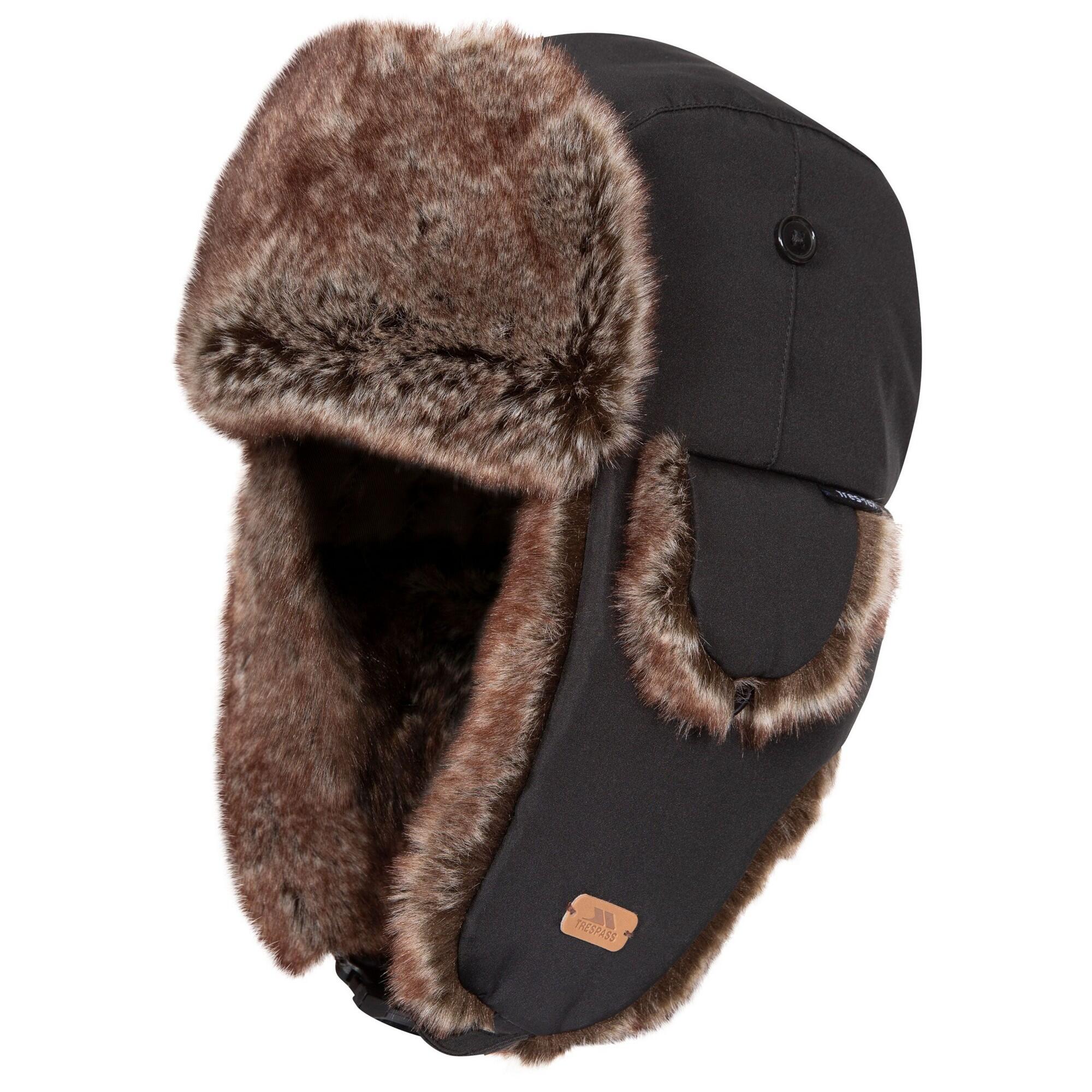 HerrenDamen Unisex Fliegermütze "Dapper" Damen und Herren Schwarz 3/5