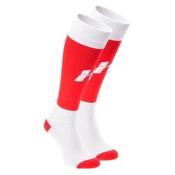 Chaussettes De Foot BEATES Homme (Rouge / Blanc Vif)