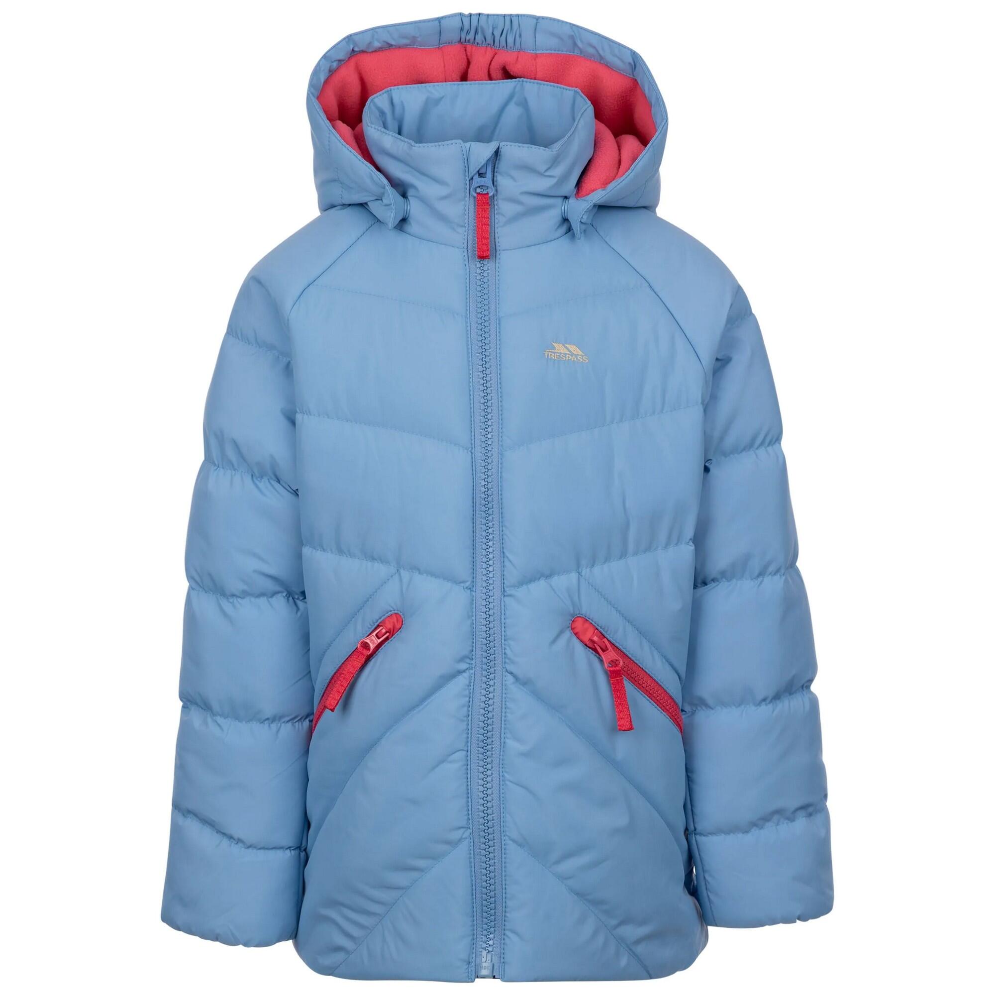 ANNAH Children's quilted jacket (Cornflower blue)