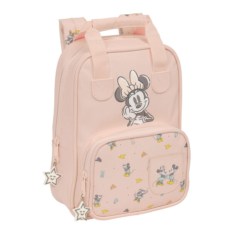 Mochila Infantil Minnie Mouse Baby Rosa