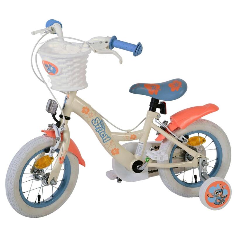 VOLARE BICYCLES Kinderfahrrad Disney Stitch, 12 Zoll, ohne Rücktrittbremse