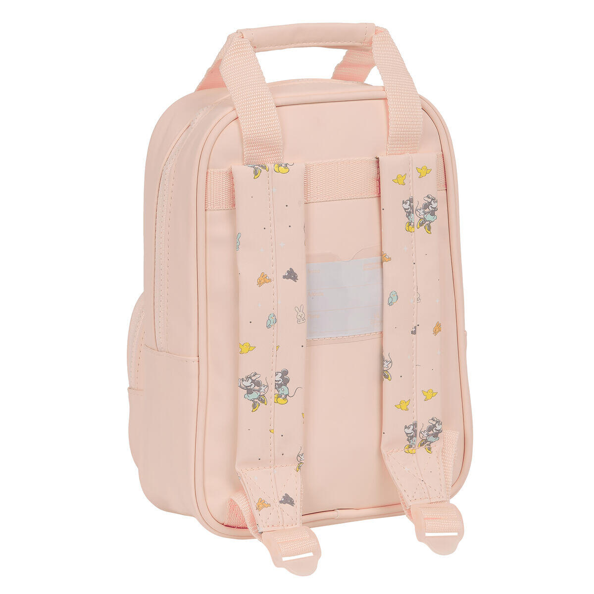 Mochila Escolar Minnie Mouse Baby Rosa 3/3