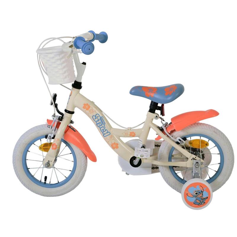 VOLARE BICYCLES Kinderfahrrad Disney Stitch, 12 Zoll, ohne Rücktrittbremse