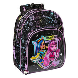 Mochila Infantil Monster High Negro