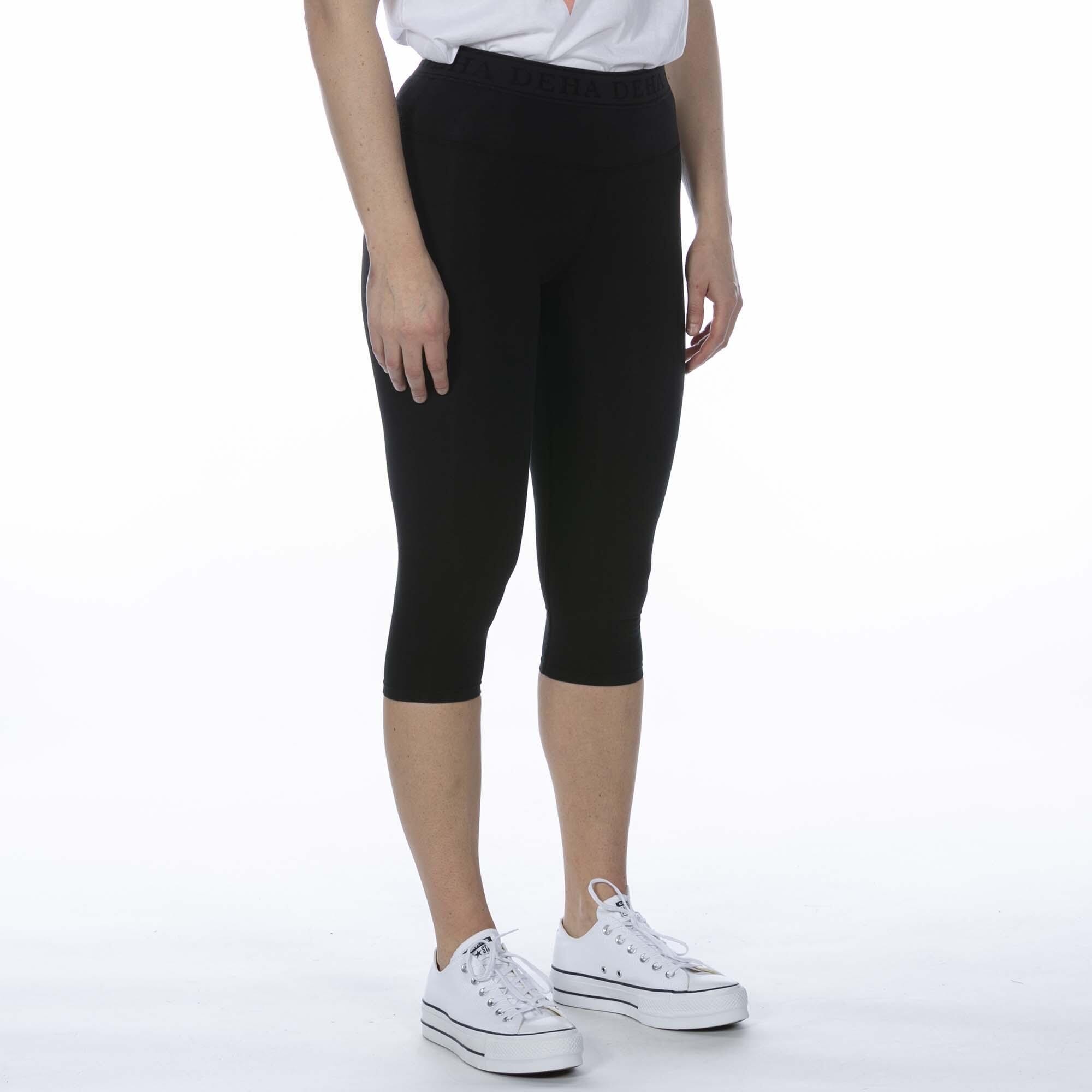 Legging Deha 3/4 Noir Femme 2/4