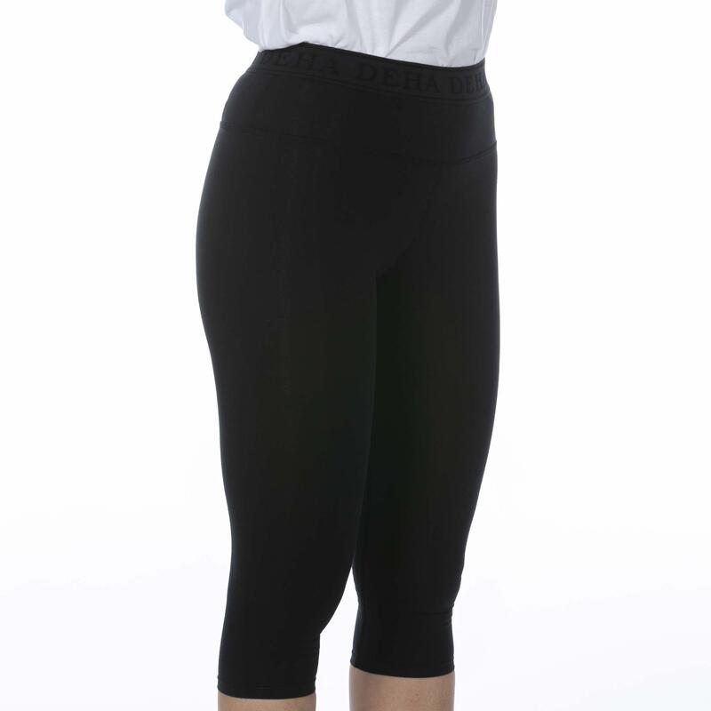 Leggings Deha 3/4 Negro Mujer