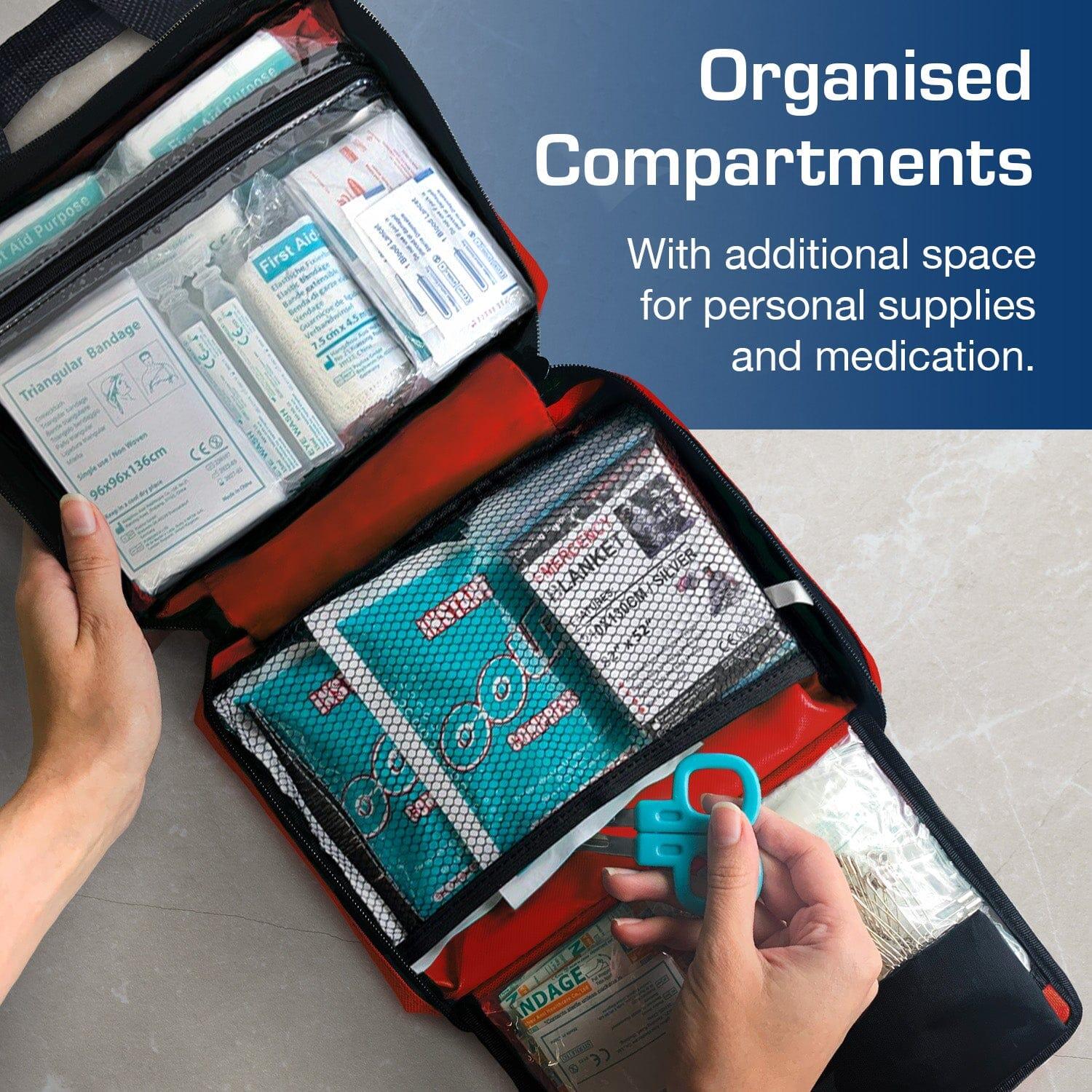 Trousse de Premiers Secours Composée de 220 Articles - Rouge 7/7