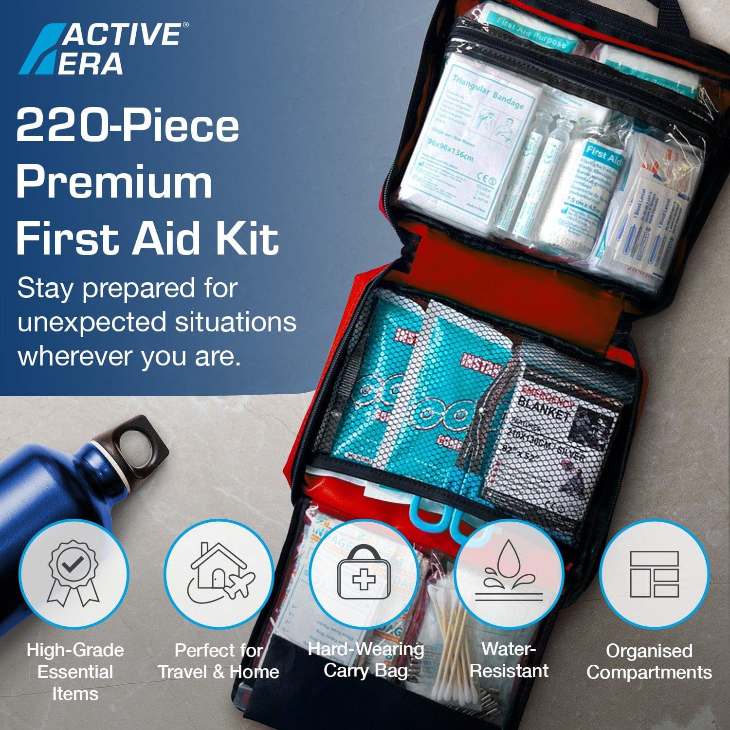 Trousse de Premiers Secours Composée de 220 Articles - Rouge 2/7