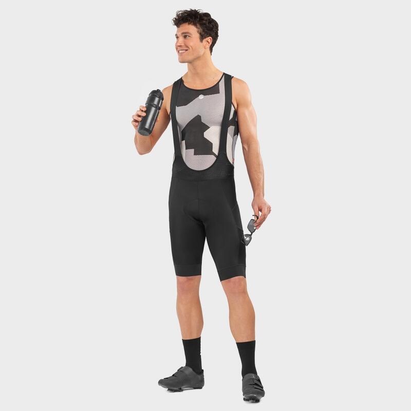 Herren Radsport gravel-trägerhose für Berg SIROKO Schwarz