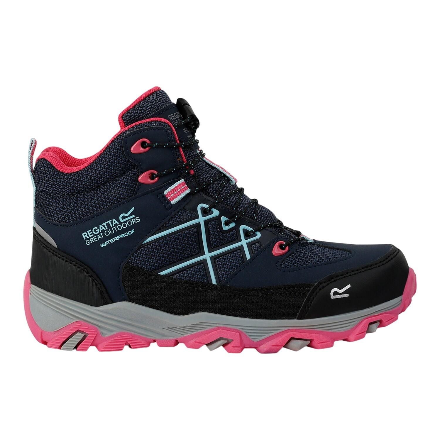 Childrens/Kids Samaris III Walking Boots (Navy/Pink Potion) 3/5