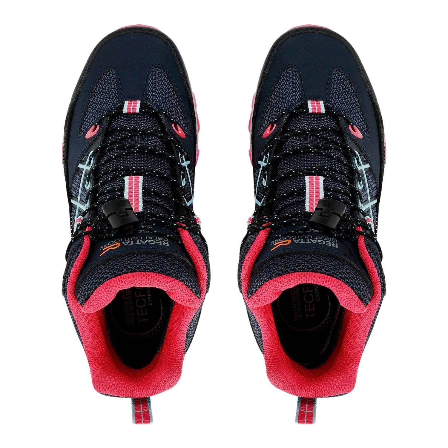 Childrens/Kids Samaris III Walking Boots (Navy/Pink Potion) 4/5