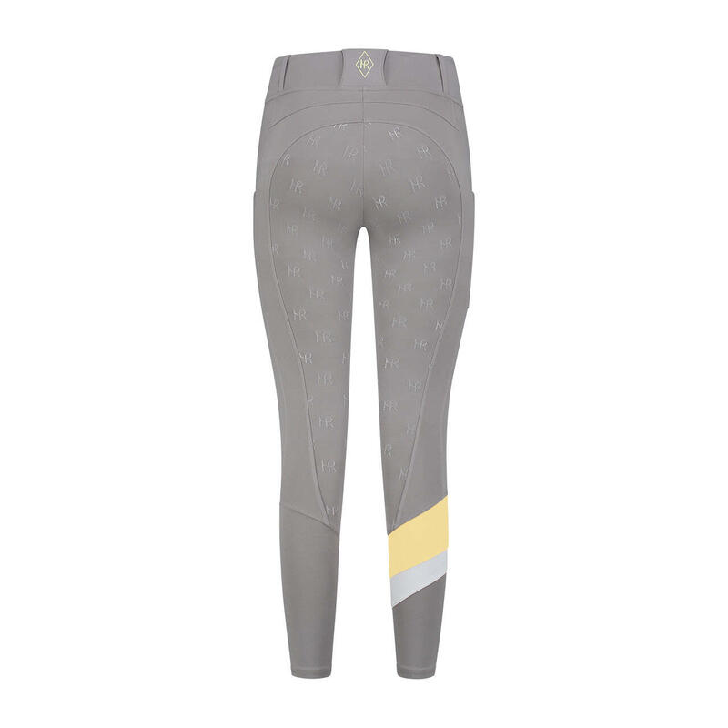 Leggings da equitazione full grip da donna Mrs. Ros Silhouette Stripe