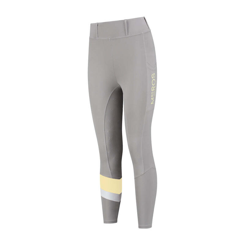 Leggings da equitazione full grip da donna Mrs. Ros Silhouette Stripe