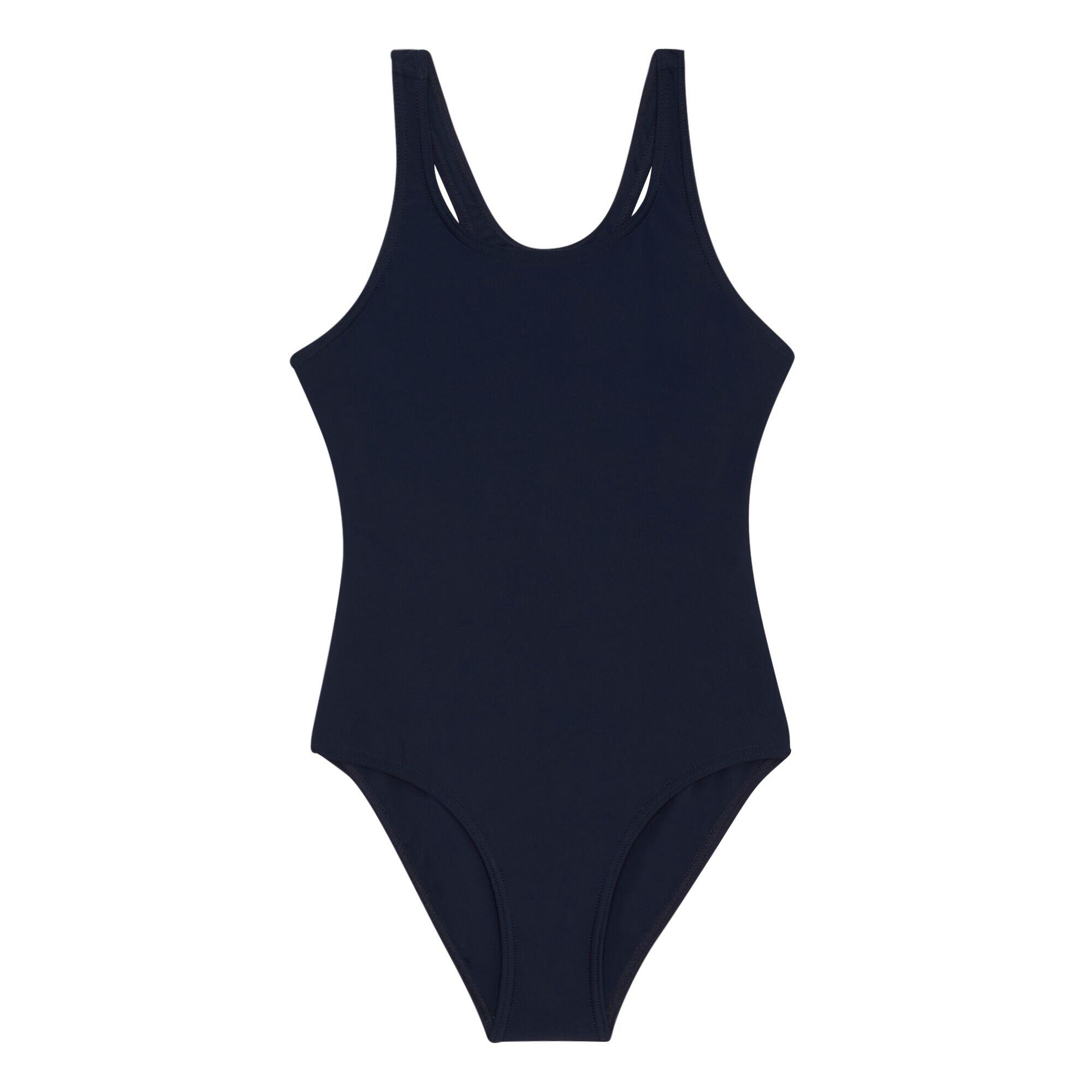 KATRISSE Costume da bagno 1 pezzo da bambina (blu navy)