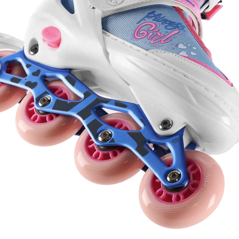 Patine cu rotile reglabile recreaționale Princess NA18168A Nils Extreme